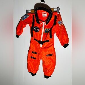 NASA Orange Astronaut Costume with Patches 18 months